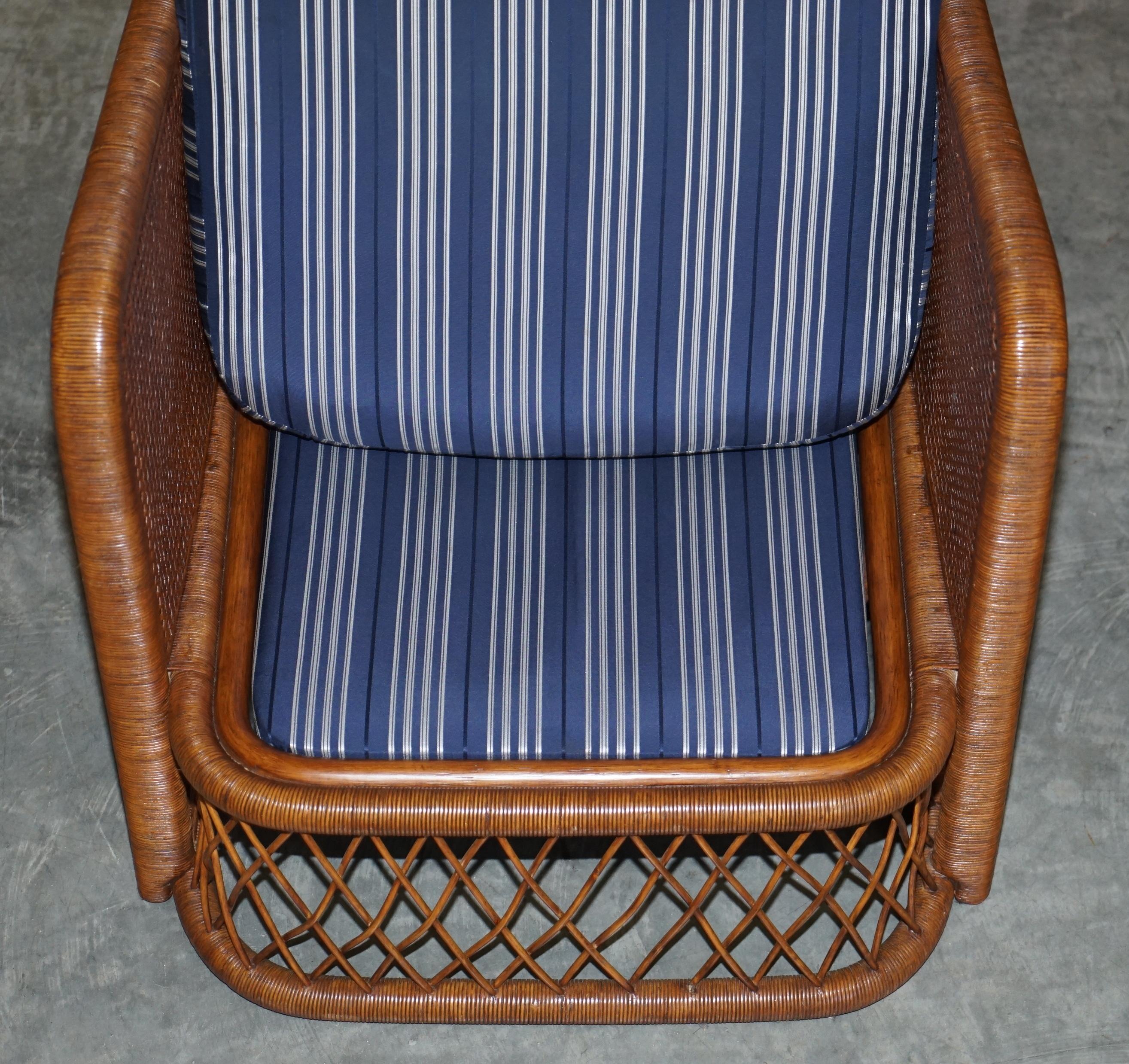 Ralph Lauren Speciality 867 Madison Ave Nyc Bergere Wicker Armchair 5