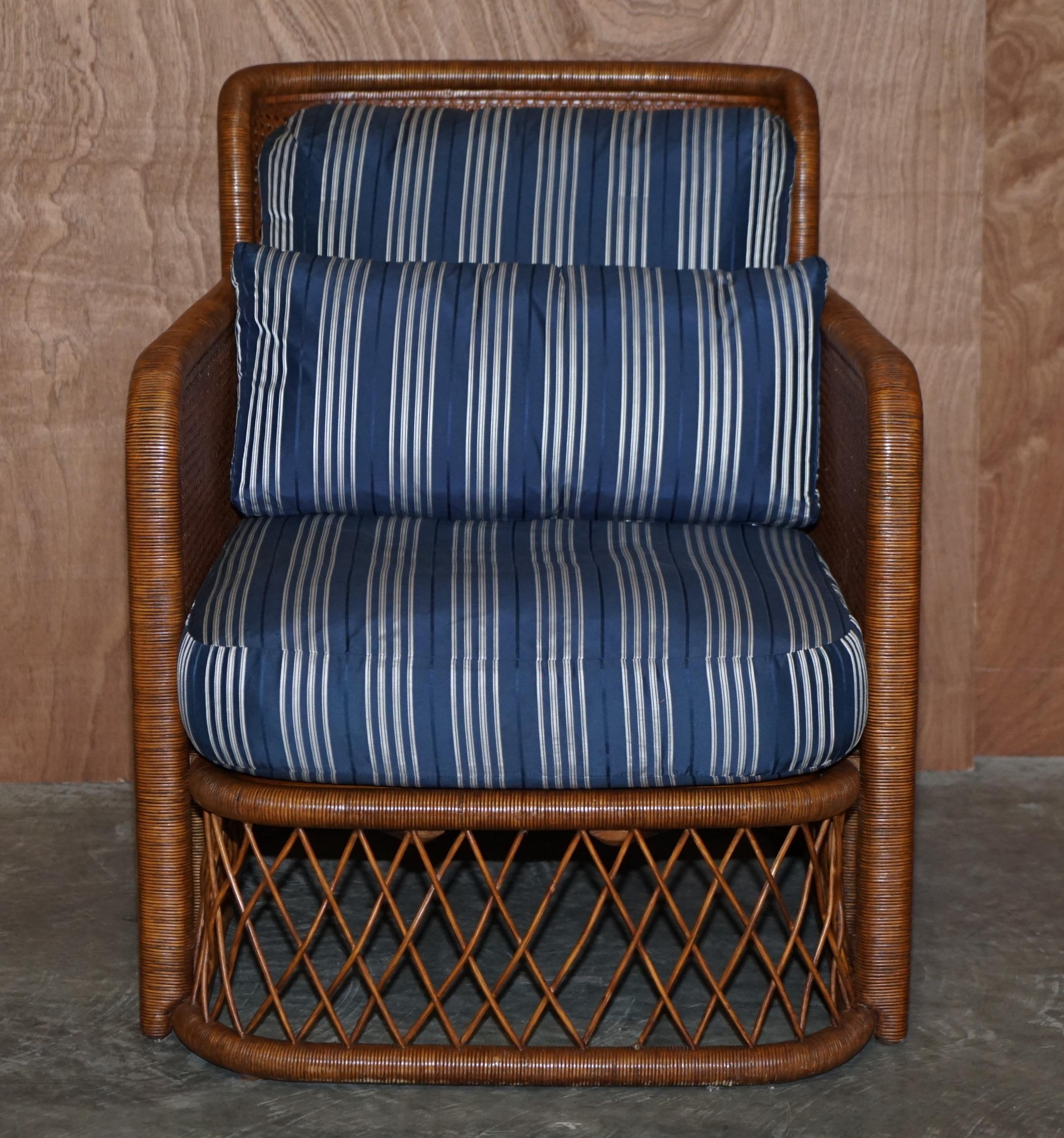 We are delighted to offer for sale this exquisite RRP £6,800 Ralph Lauren Speciality 867 Madison Ave New York stamped berger armchair

A very good looking and well made piece, I don’t think its ever been used as it looks to be in pretty much new