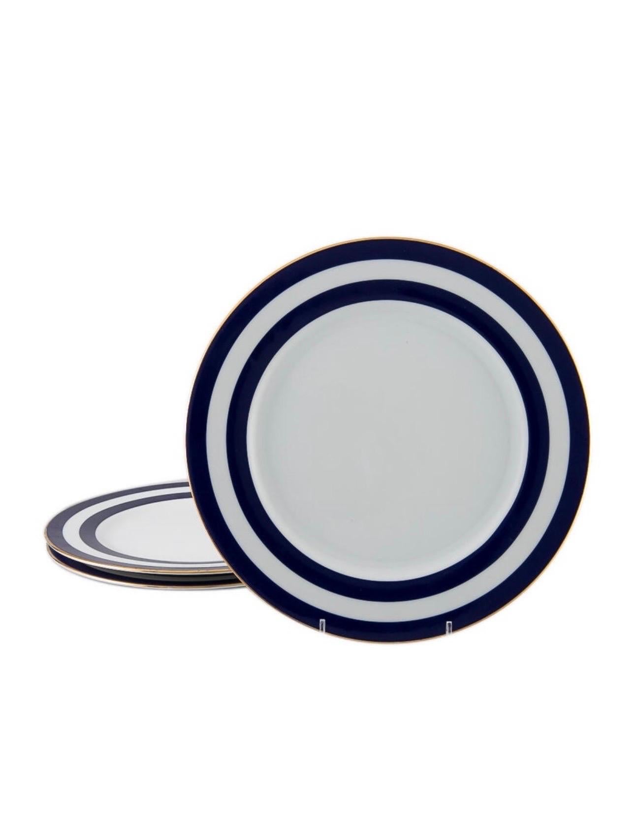 Portuguese Ralph Lauren Spectator Cadet Blue Dinnerware ~ 10 settings 