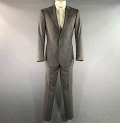 Ralph Lauren SS2016 Grey White Pinstripe Wool Suit