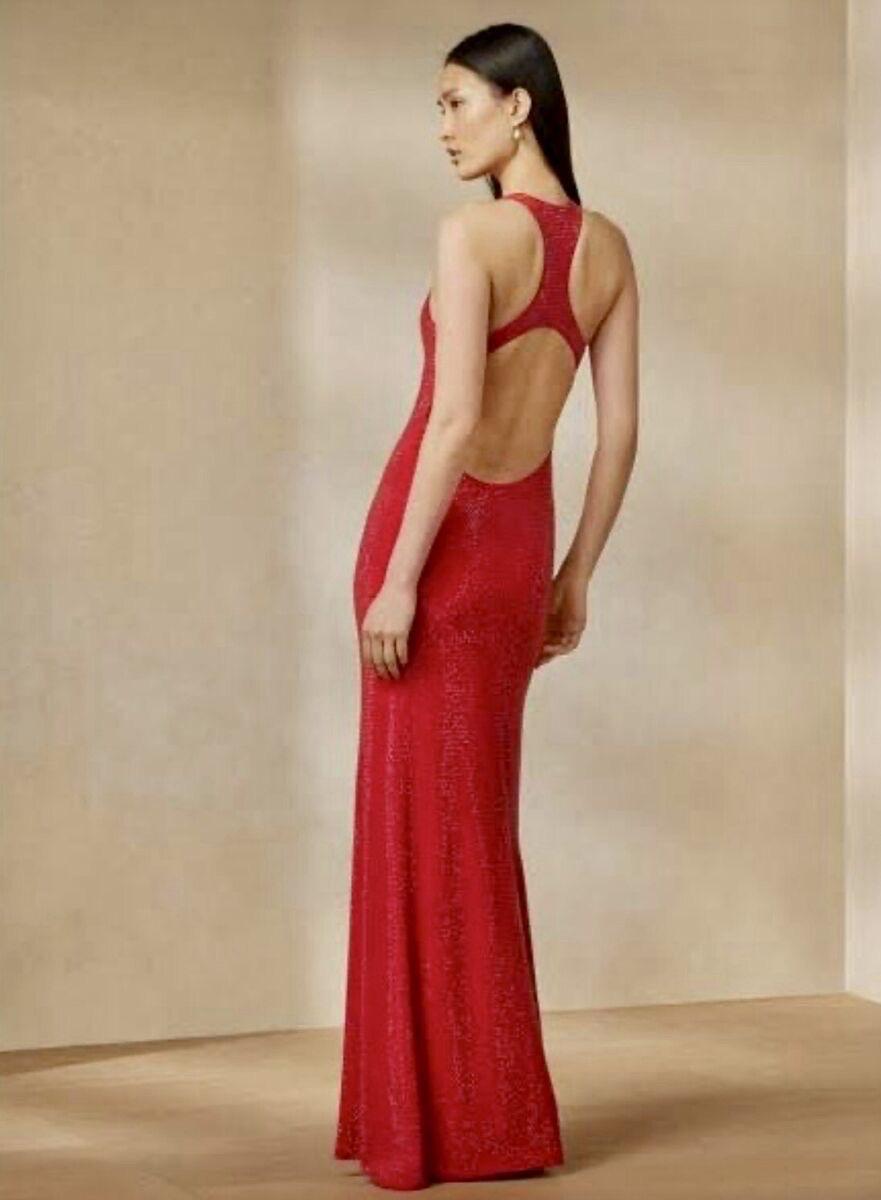 Ralph Lauren SS23 Red Crystal Gown – Revival of Iconic 1996 Runway Look, Look 57 9