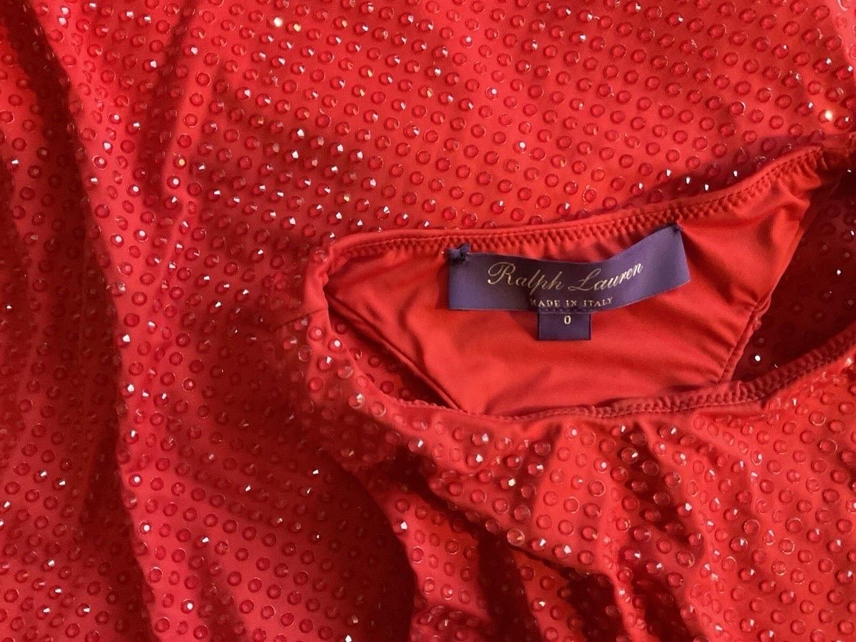 Ralph Lauren SS23 Red Crystal Gown – Revival of Iconic 1996 Runway Look, Look 57 11