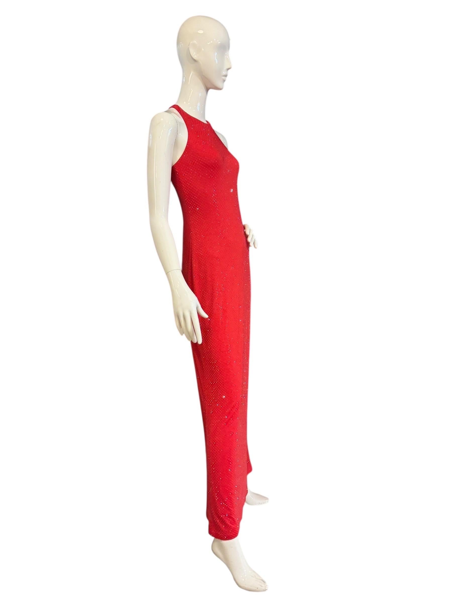 Ralph Lauren SS23 Red Crystal Gown – Revival of Iconic 1996 Runway Look, Look 57 5
