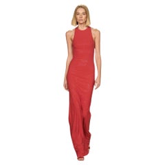Ralph Lauren SS23 Red Crystal Gown – Revival of Iconic 1996 Runway Look, Look 57
