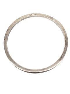 Ralph Lauren Sterling Silver Circular Bangle Bracelet #20897