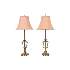 Lampade da tavolo in ottone in stile Art Deco di Ralph Lauren, coppia