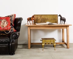 Sillón de cuero estilo Ralph Lauren Wingback Writers