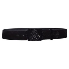 Ralph Lauren, suede buckle belt