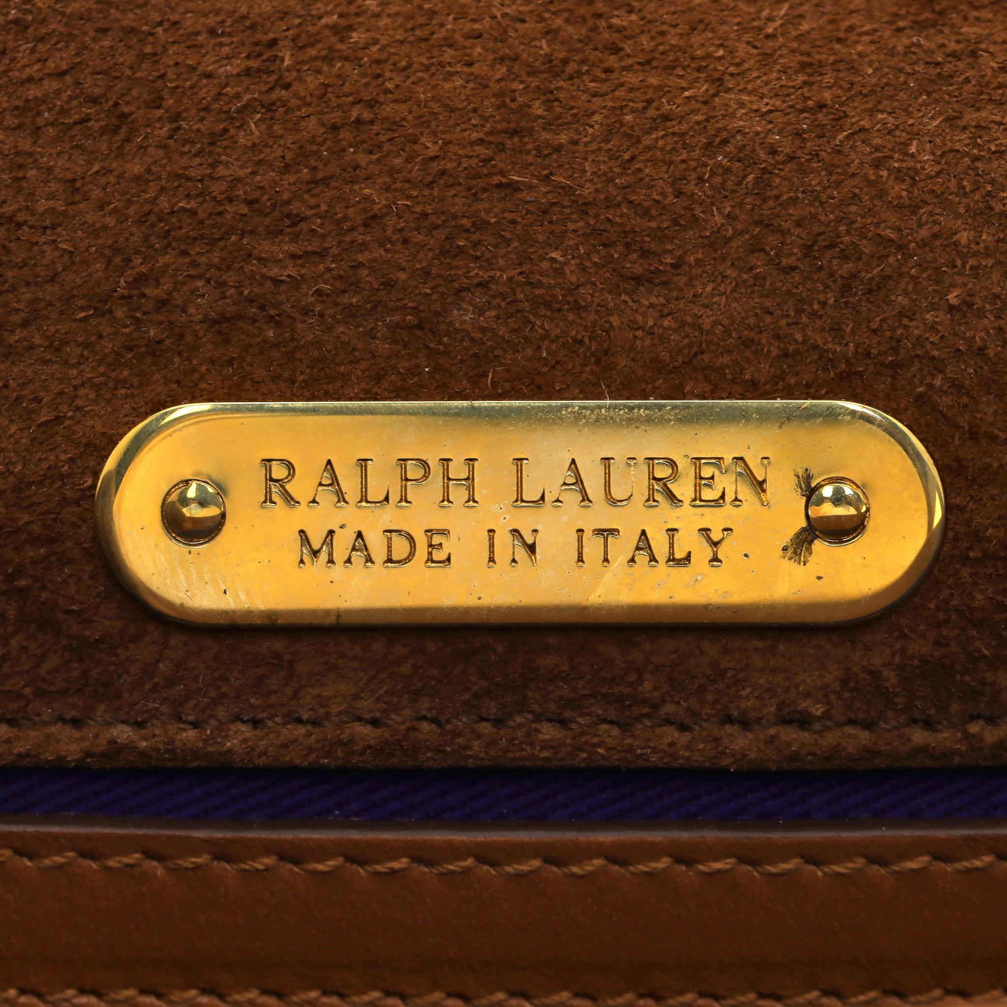 Sacoche en daim Stirrup de Ralph Lauren en vente 4