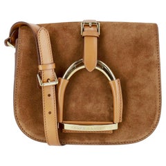 Sacoche en daim Stirrup de Ralph Lauren