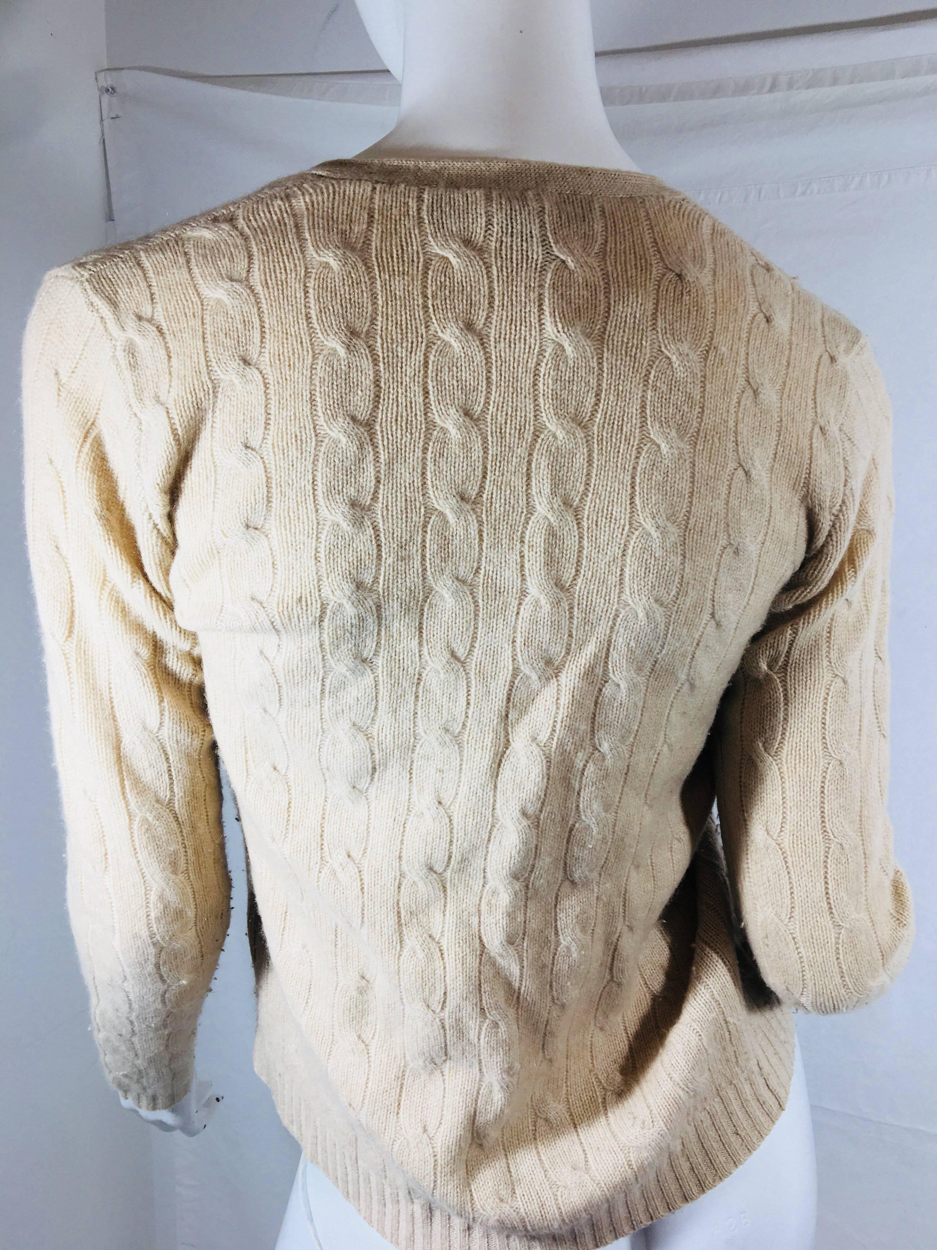 Ralph Lauren Sweater with Rosette Pin 1