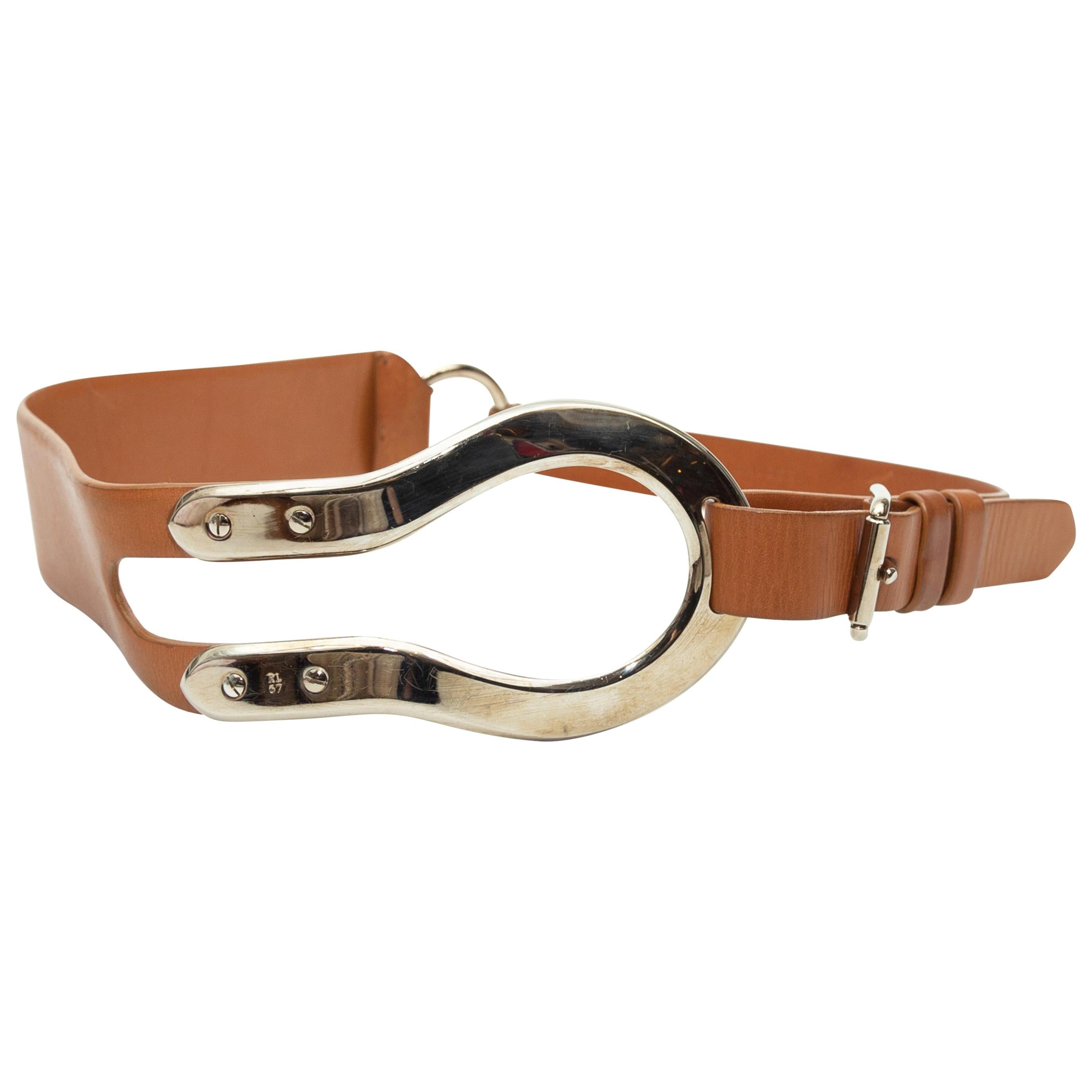 Ralph Lauren Tan Leather Belt