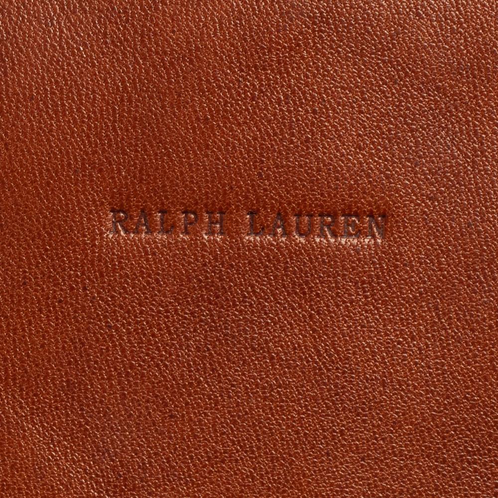 Braune Leder-Mini-Tasche von Ralph Lauren 1