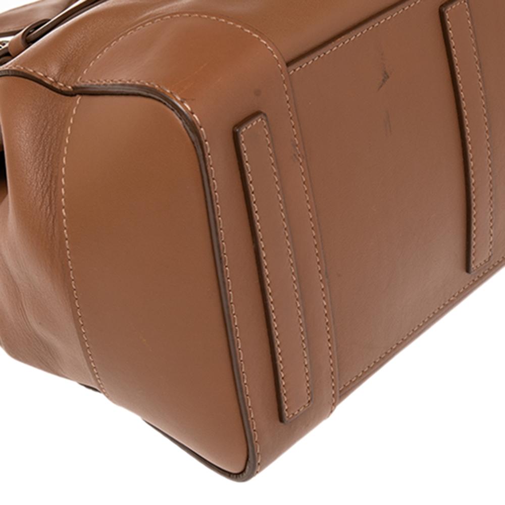 Ralph Lauren Tan Leather Ricky Satchel 1