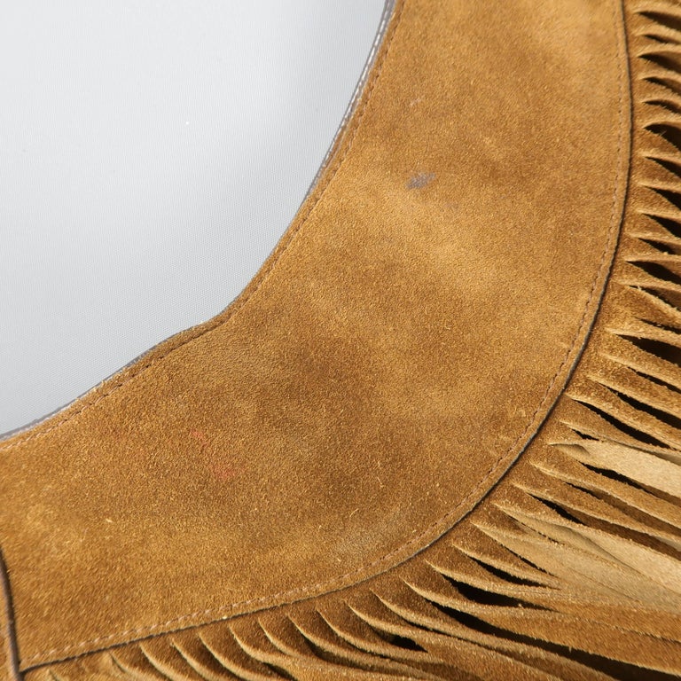 ralph lauren fringe hobo bag