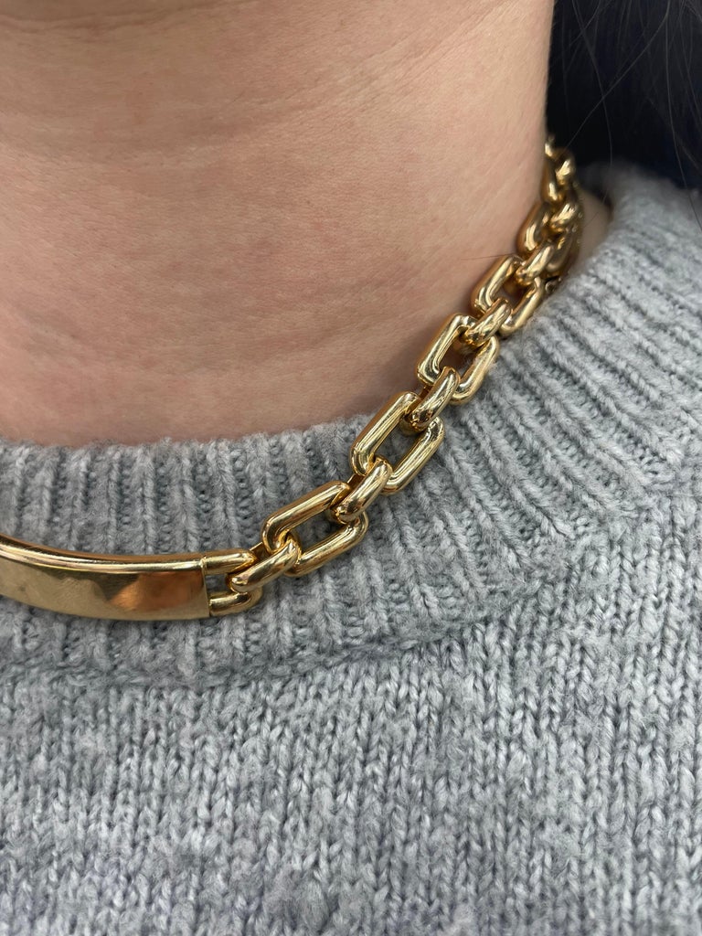 Contemporary Ralph Lauren 'The Chunky Chain Collection' 18 Karat Rose Gold 80.1 Grams For Sale