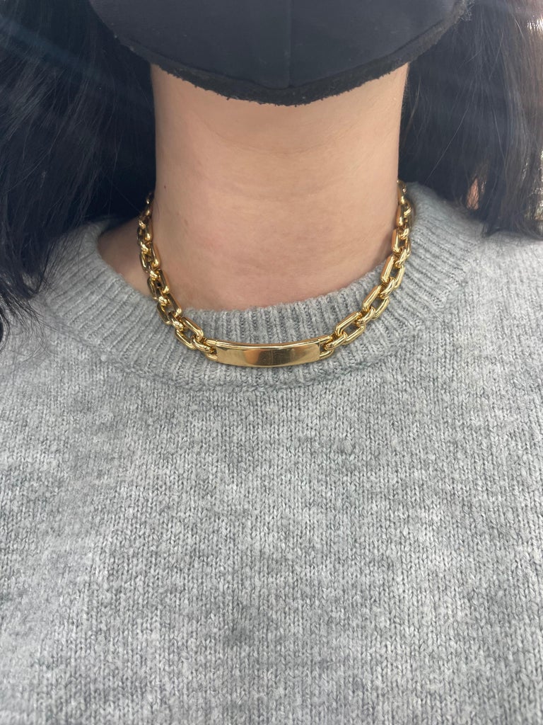 Ralph Lauren 'The Chunky Chain Collection' 18 Karat Rose Gold 80.1 Grams In Excellent Condition For Sale In New York, NY