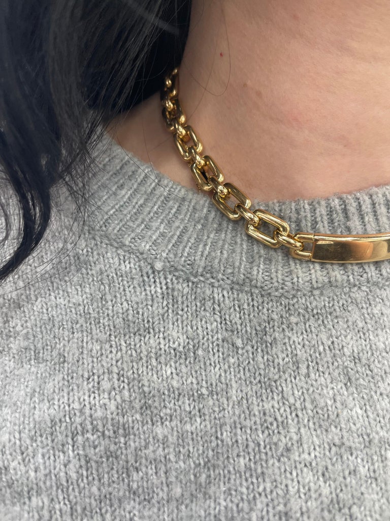 Women's or Men's Ralph Lauren 'The Chunky Chain Collection' 18 Karat Rose Gold 80.1 Grams For Sale