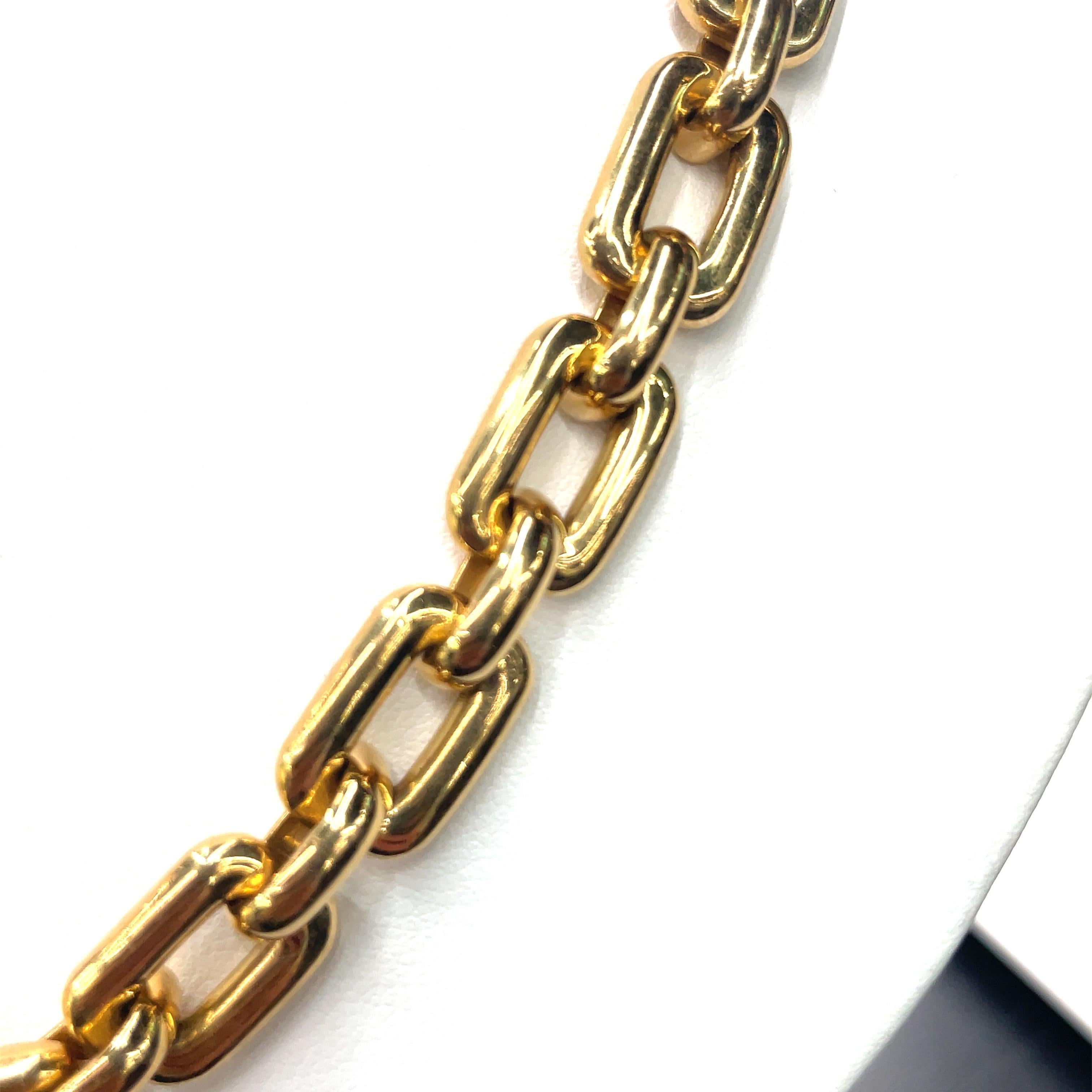 Women's or Men's Ralph Lauren 'The Chunky Chain Collection' 18 Karat Rose Gold 80.1 Grams