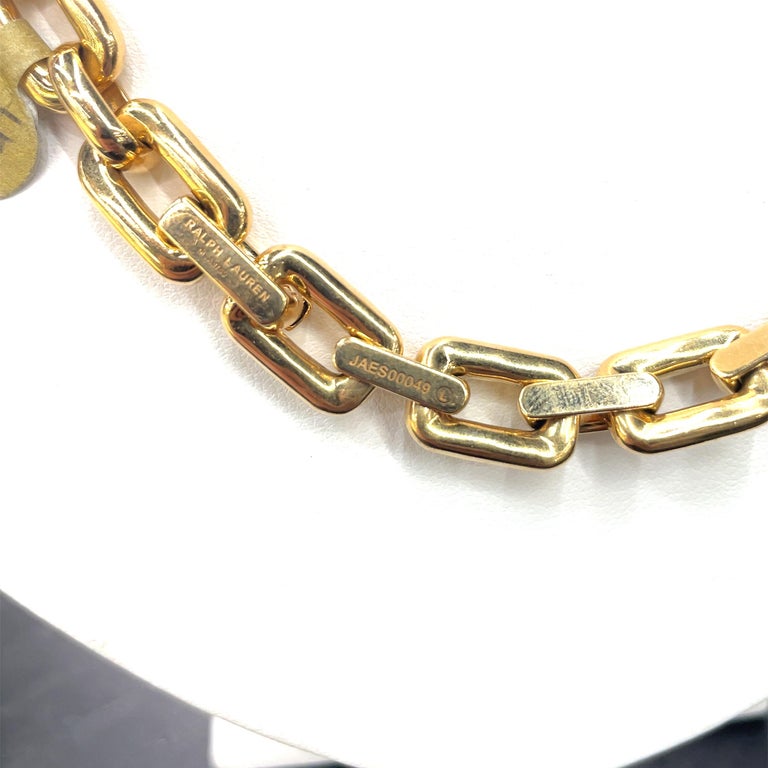 Ralph Lauren 'The Chunky Chain Collection' 18 Karat Rose Gold 80.1 Grams For Sale 4