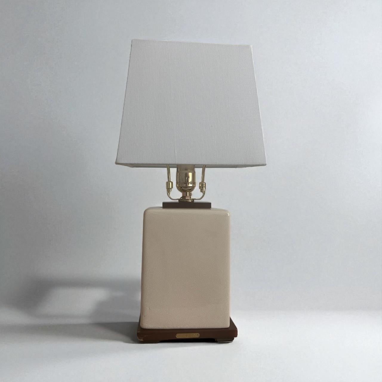 American Ralph Lauren Traditional Chinese Porcelain Table Lamp, Cream/Ivory