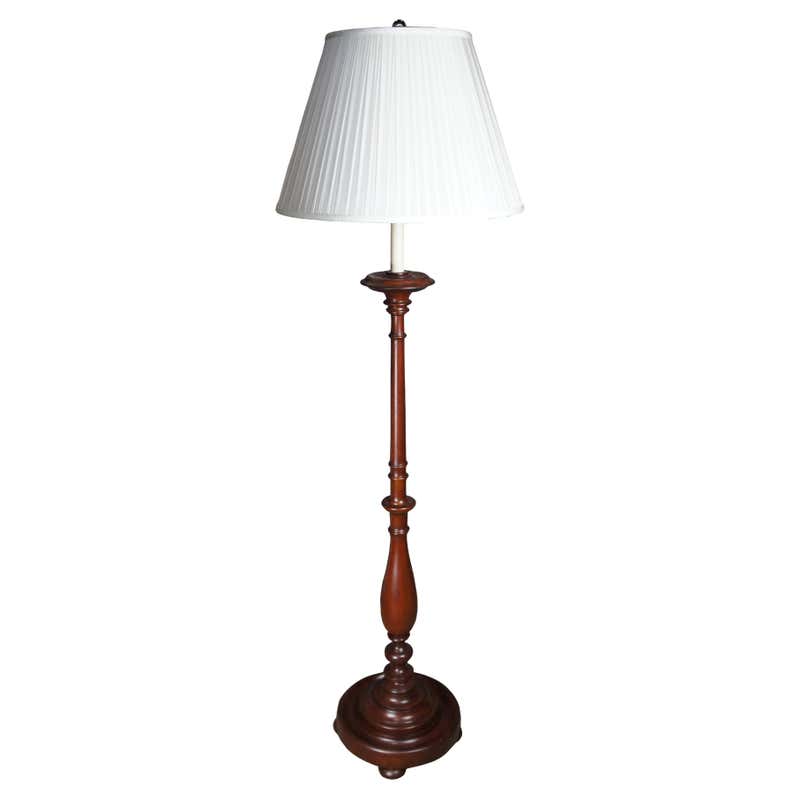 Beckett Lamp Ralph A Rare Ralph Lauren Brass And Glass Adjustable Floor Standard Lamp For ...