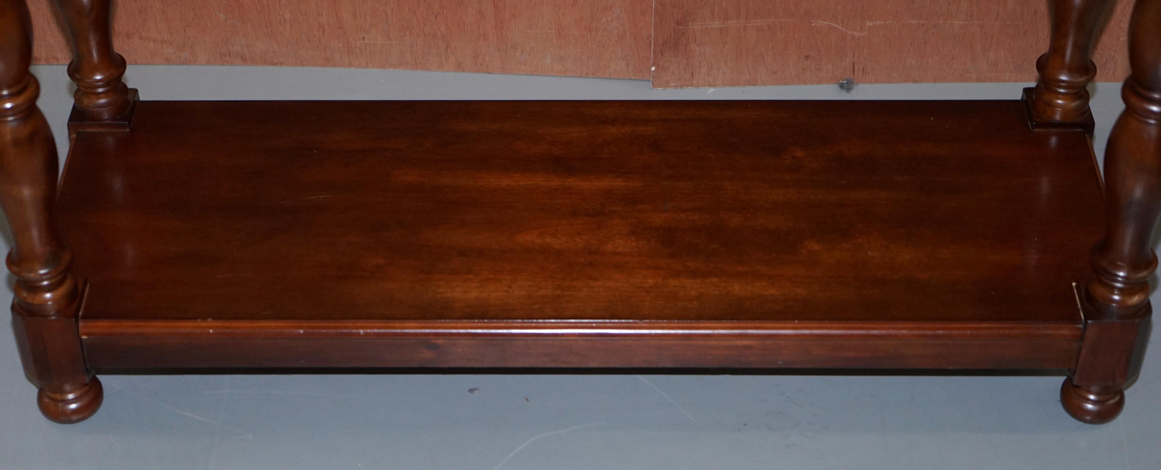 20th Century Ralph Lauren Twin Drawer American Hardwood Sideboard Lovely Designer Style For Sale