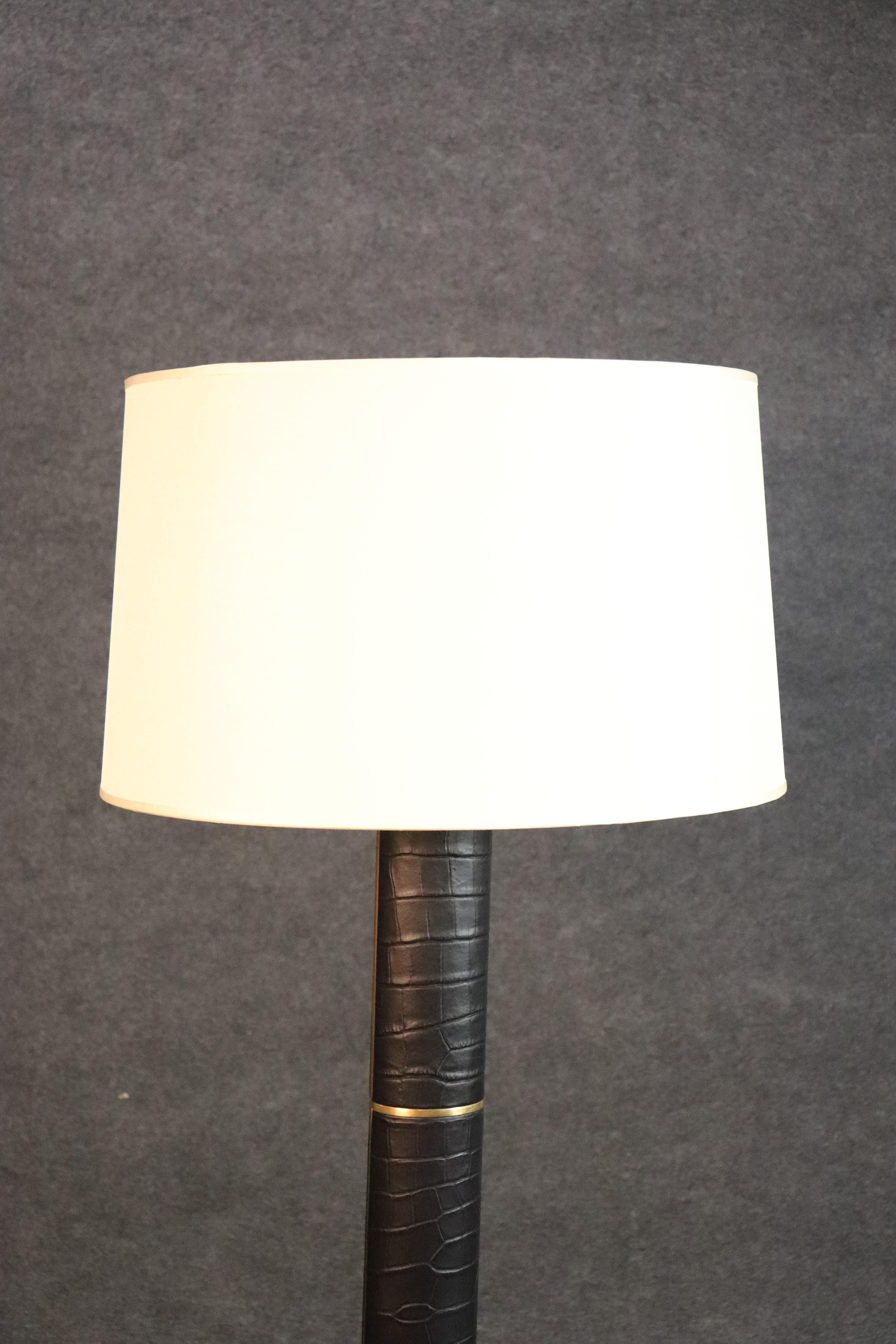 ralph lauren floor lamp brass