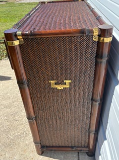Commode de campagne vintage de style British Colonial de Ralph Lauren