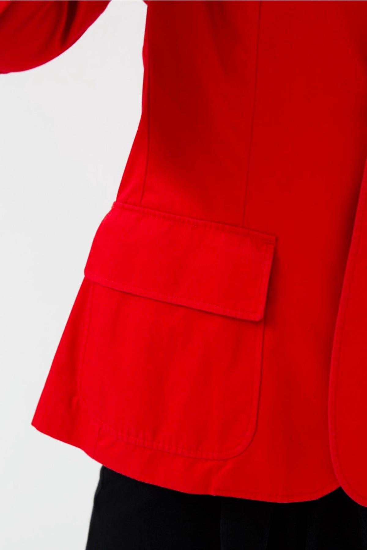 Ralph Lauren Vintage Red Blazer In Good Condition For Sale In Milano, IT