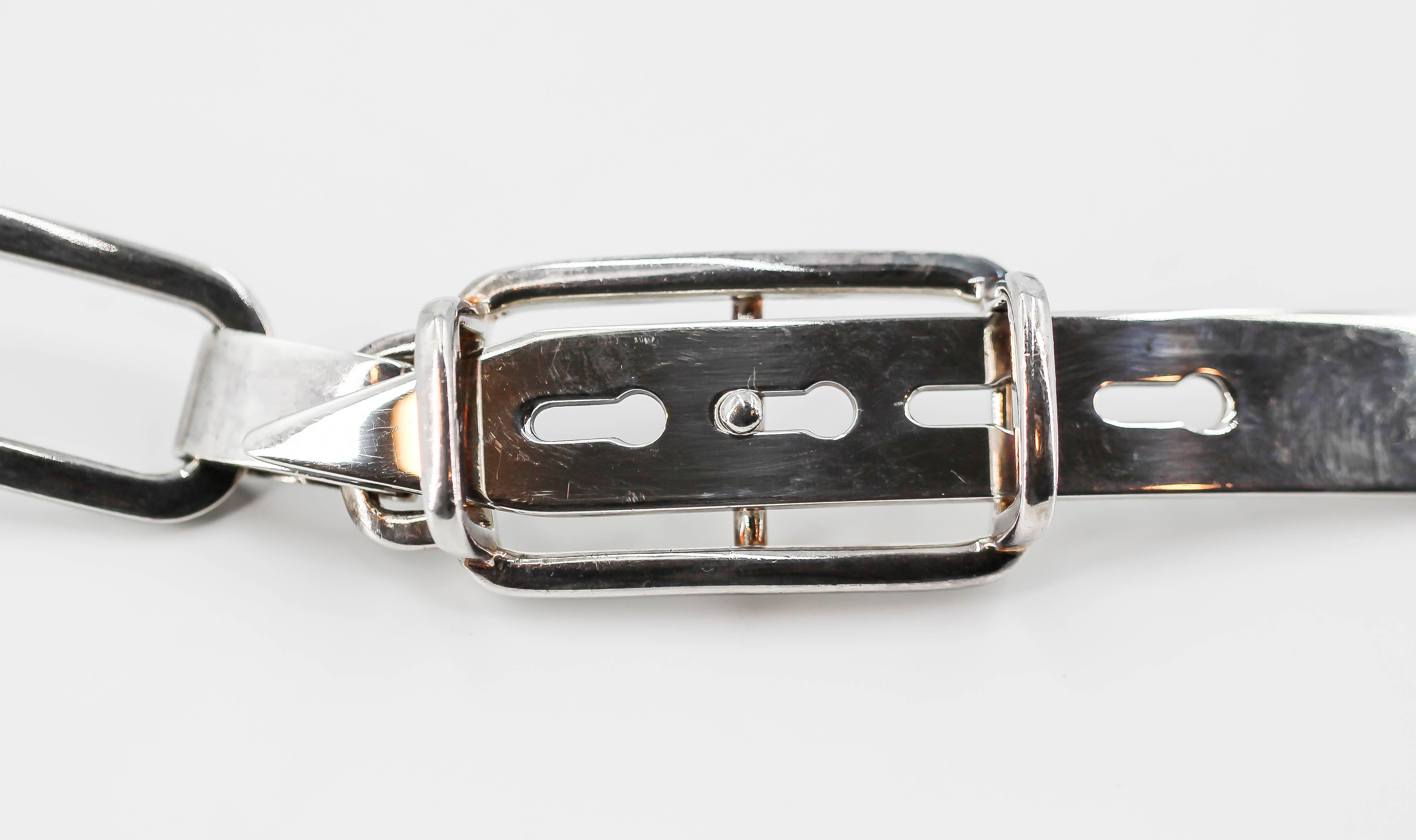 Ralph Lauren Vintage Sterling Silver Adjustable Belt 1