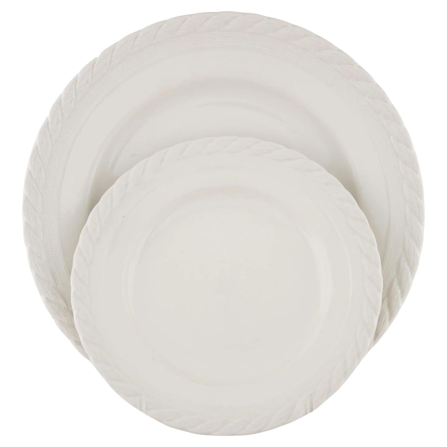 Ralph Lauren Wedgewood Clearwater Dinnerware ~ 4 Place Settings For Sale