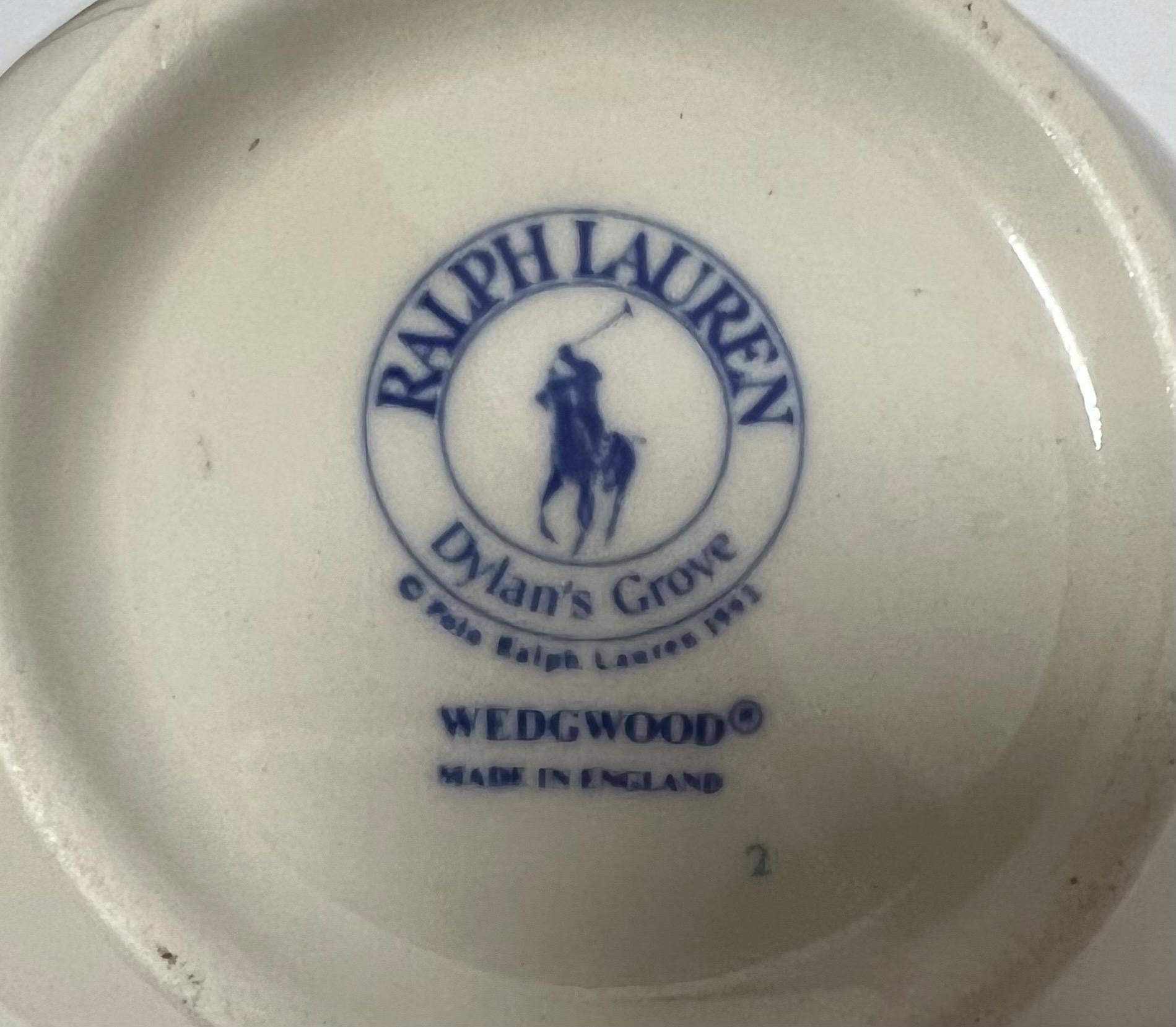 Ralph Lauren Wedgwood Dylans Grove Creamer In Good Condition In New York, NY