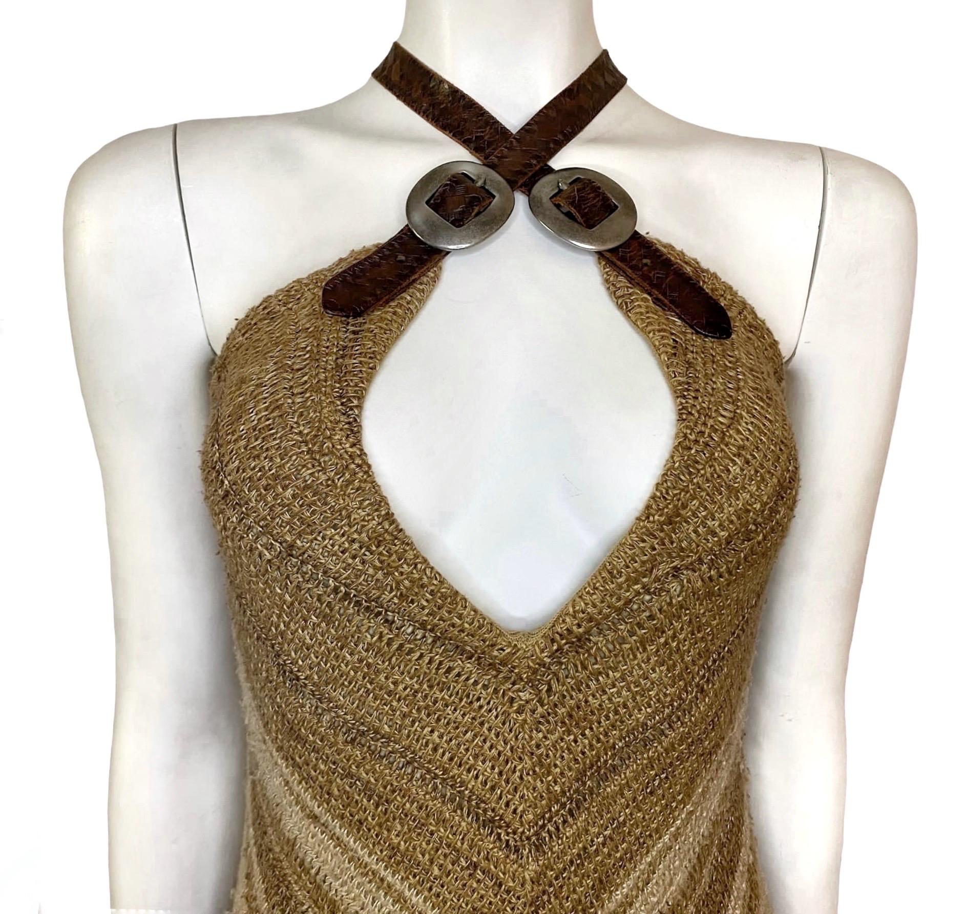 Ralph Lauren country handknit maxi dress, 2010s c. 1