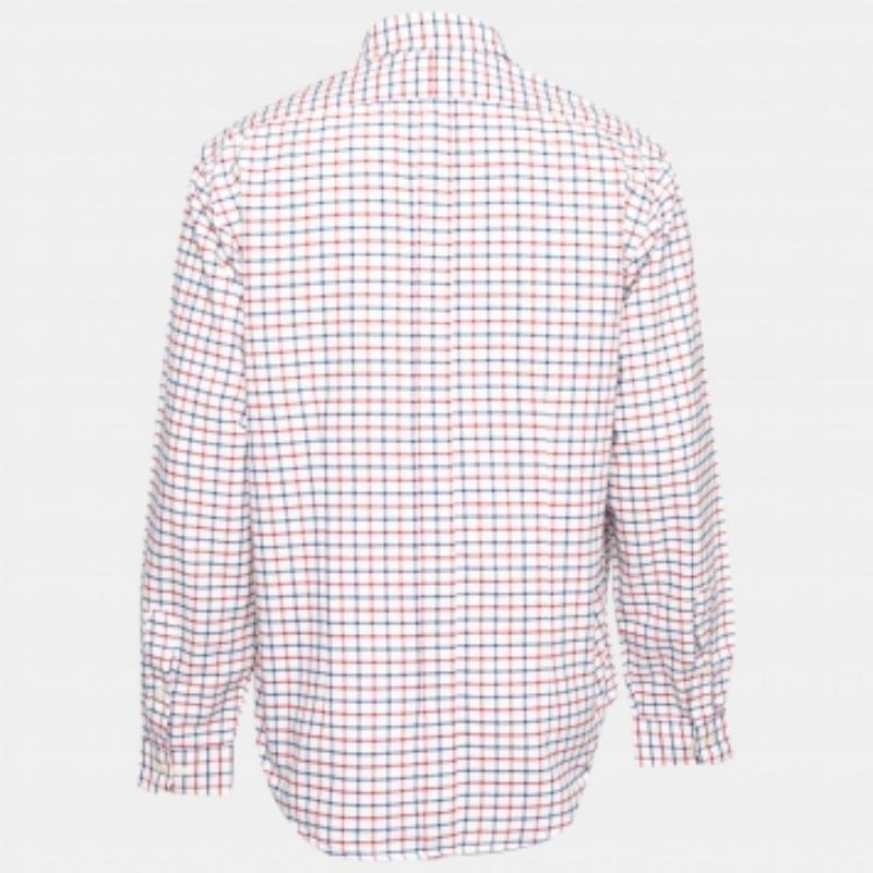 Uomo Ralph Lauren Camicia a quadri in cotone con bottoni XL in vendita