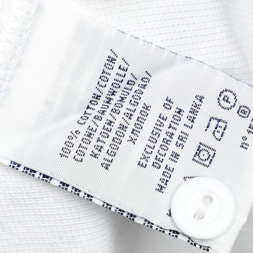 Ralph Lauren White Cotton Pique Contrast Collar Detail Polo T-Shirt L 1