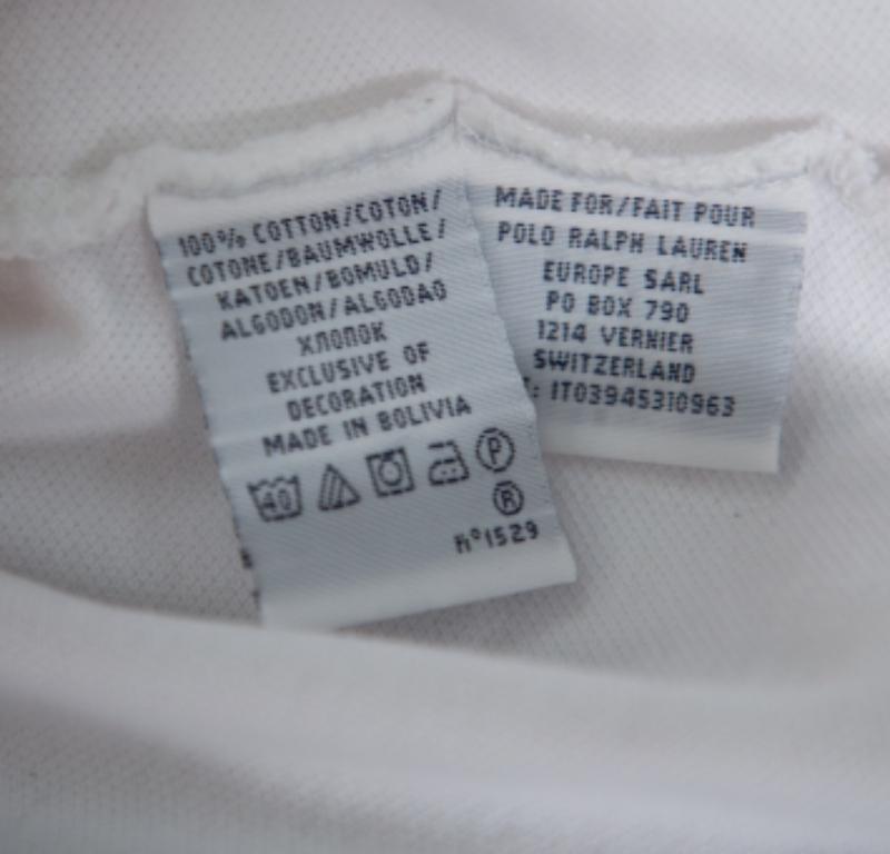Women's Ralph Lauren White Cotton Pique Skinny Polo T-Shirt S For Sale