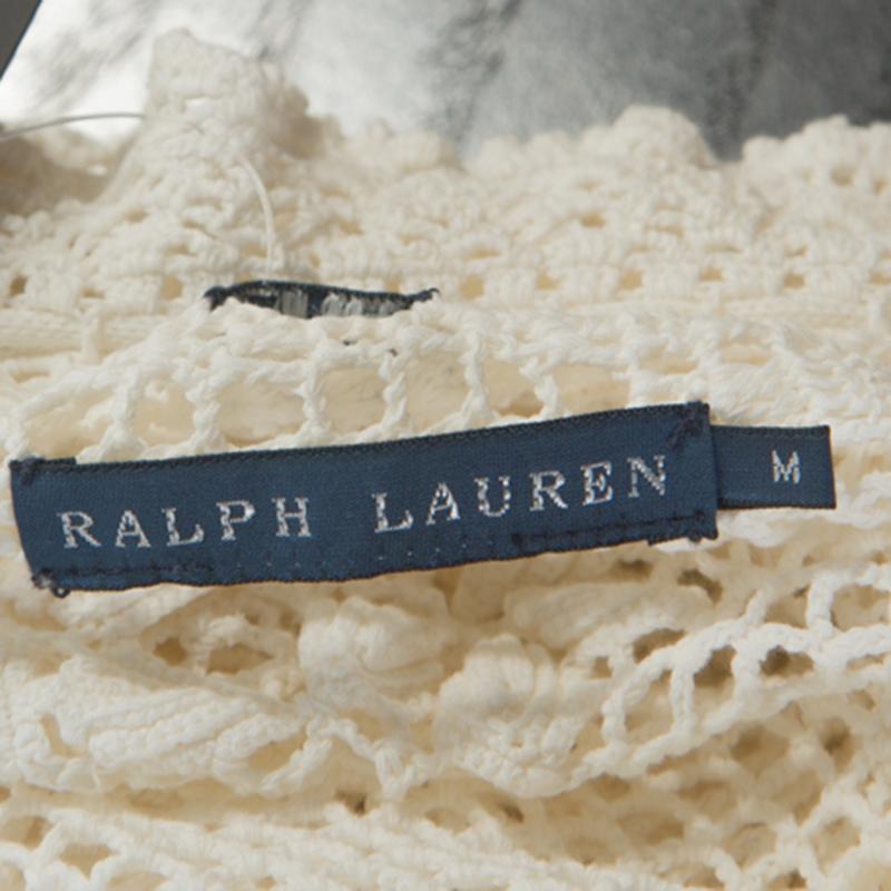 white crochet cardigan