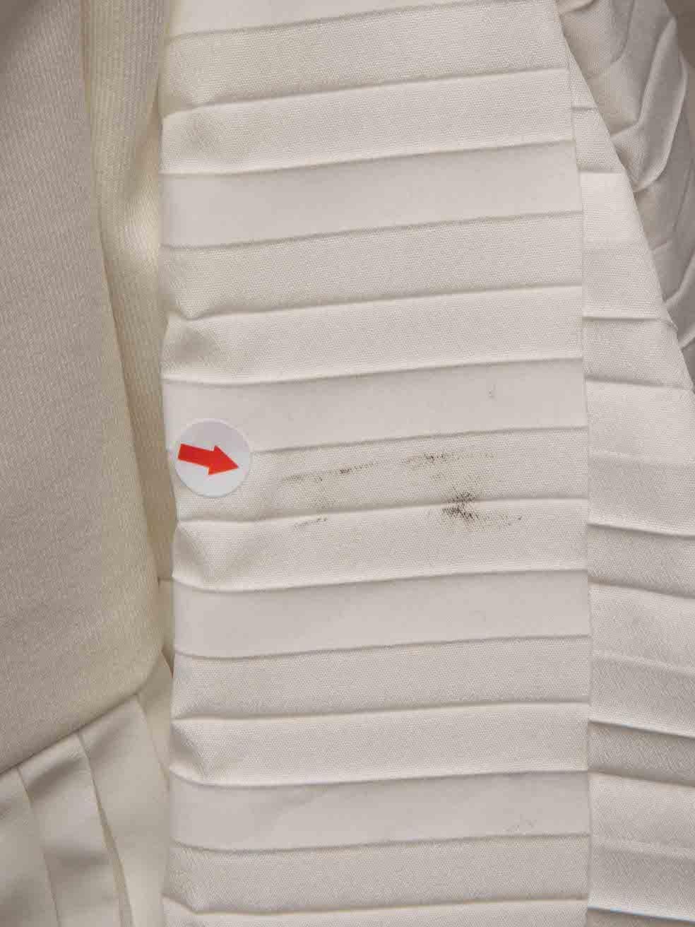 Ralph Lauren White Pleated Skirt Dress Size XL For Sale 1