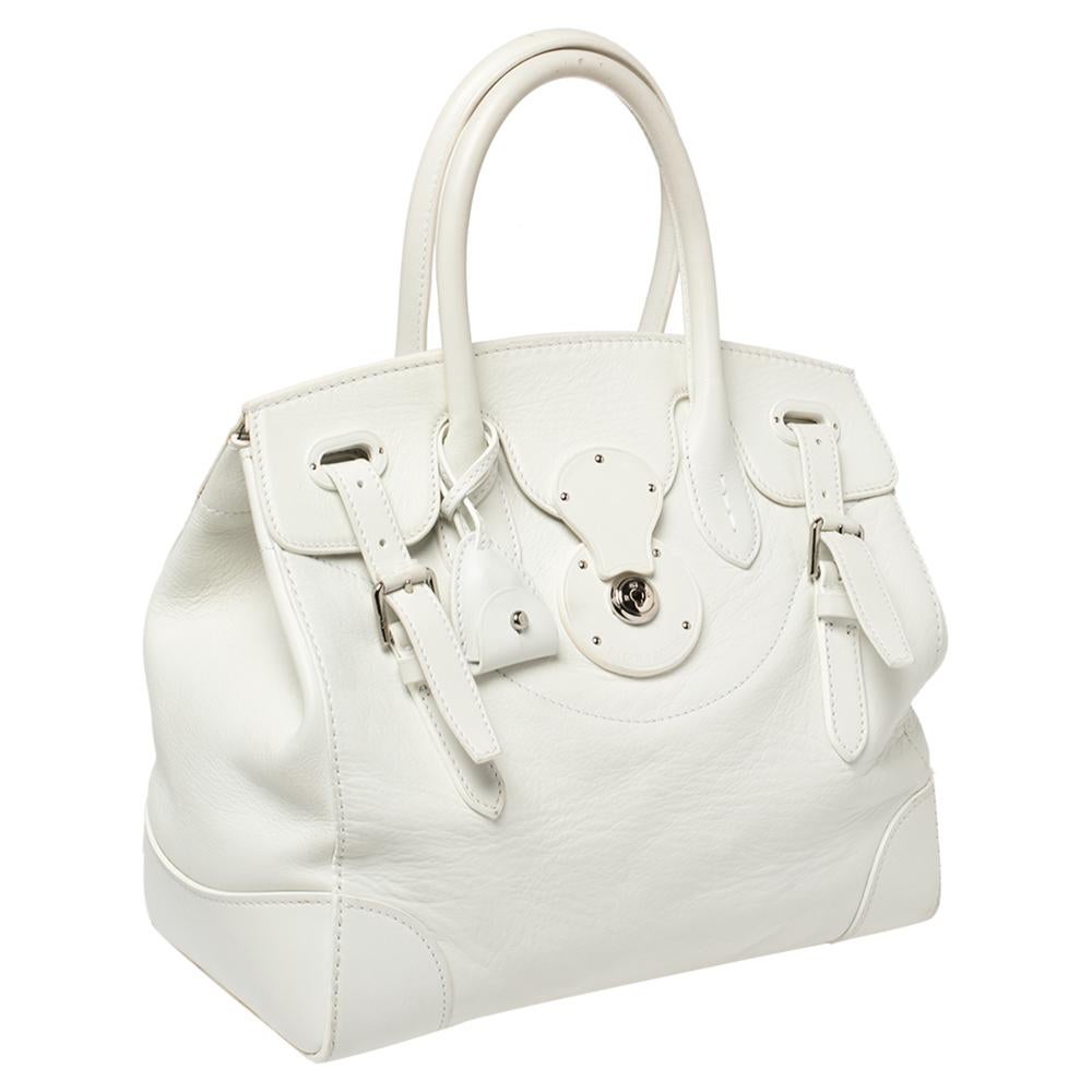 white soft leather handbags