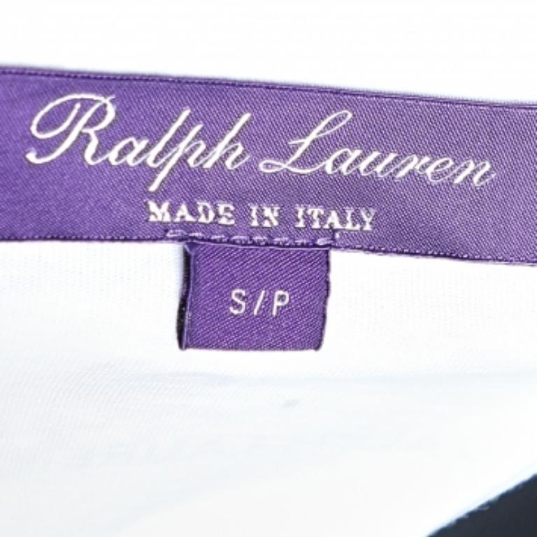 Ralph Lauren St.Barths - T-shirt blanc imprimé en coton orné de sequins S Bon état - En vente à Dubai, Al Qouz 2