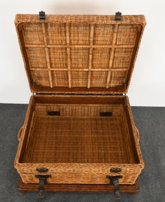 Ralph Lauren Wicker Trunk Coffee Table