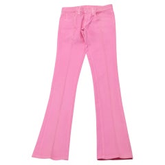 Ralph Lauren Jeans mit weitem Bein aus rosa Baumwolle
