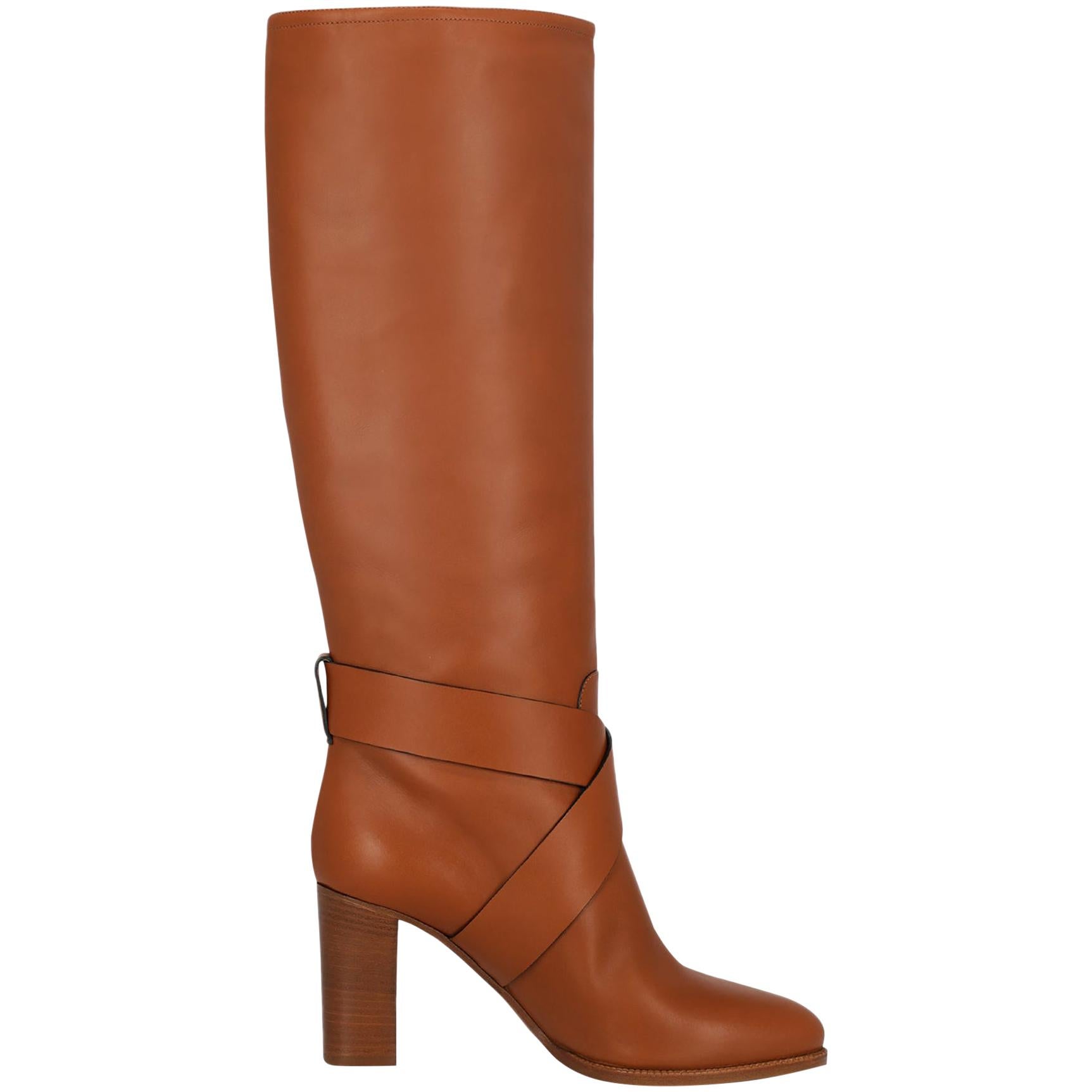 ralph lauren cognac boots