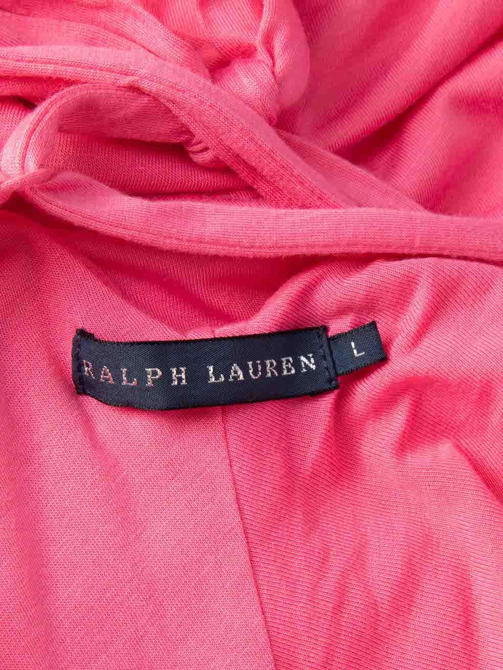 Ralph Lauren Women's Pink Sleeveless Strappy Summer Dress 1