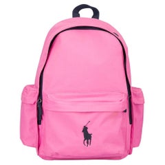 Ralph Lauren Women's Polo Ralph Lauren Pink Multi Pocket Backpack