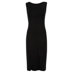 Used Ralph Lauren Women's Ralph Lauren Collection Black Sleeveless Knee Length Dress