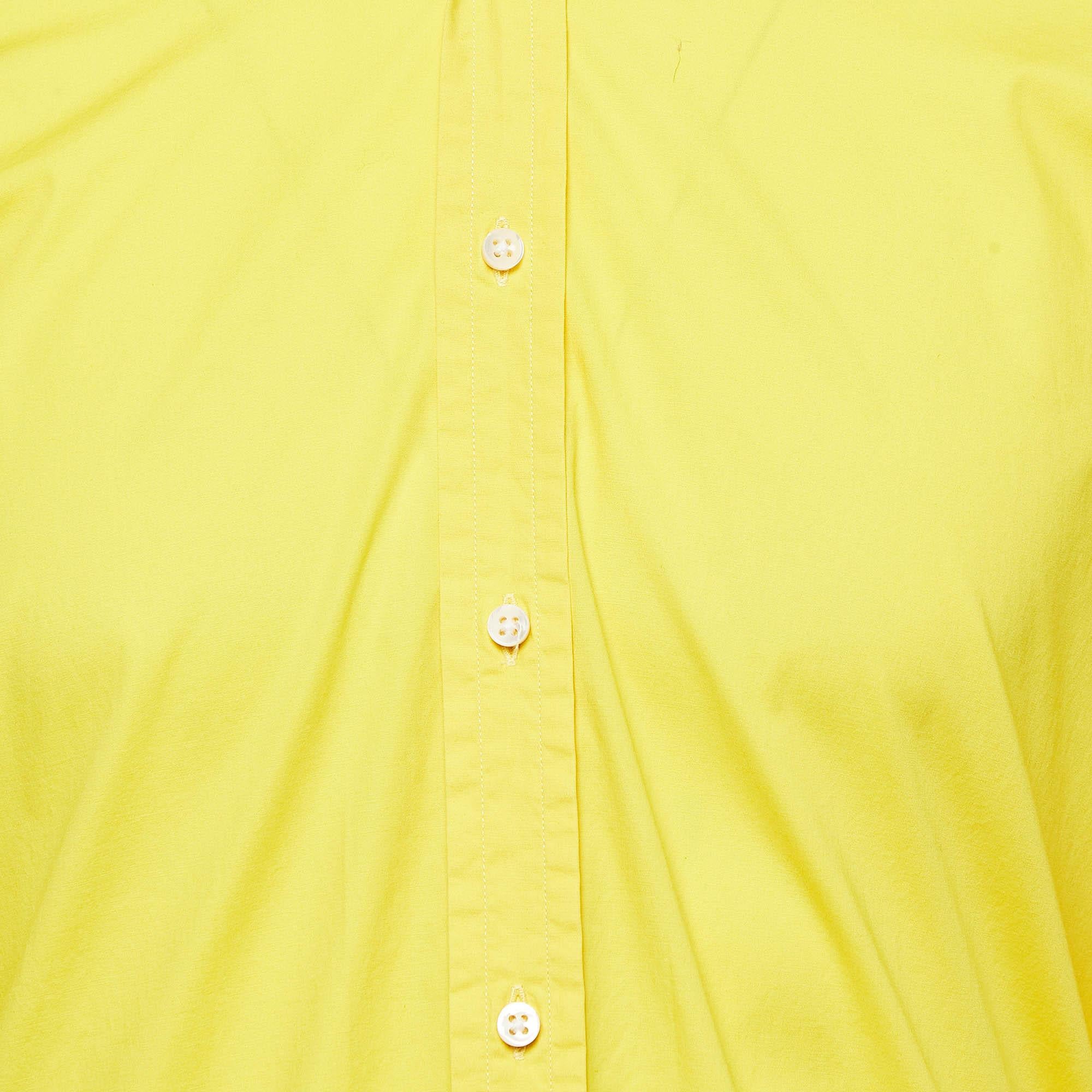 Jaune Ralph Lauren Coton jaune  Shirts à manches longues M en vente
