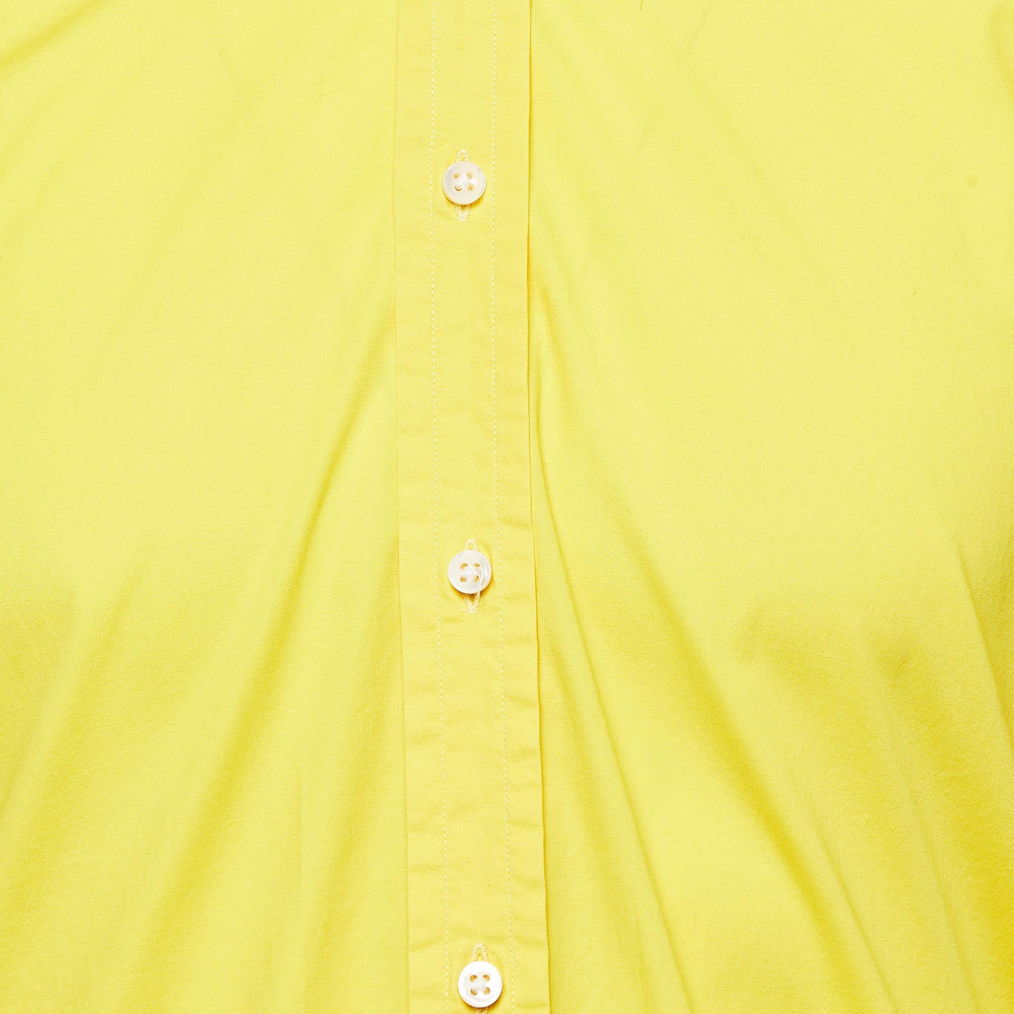 Ralph Lauren Coton jaune  Shirts à manches longues M Bon état - En vente à Dubai, Al Qouz 2
