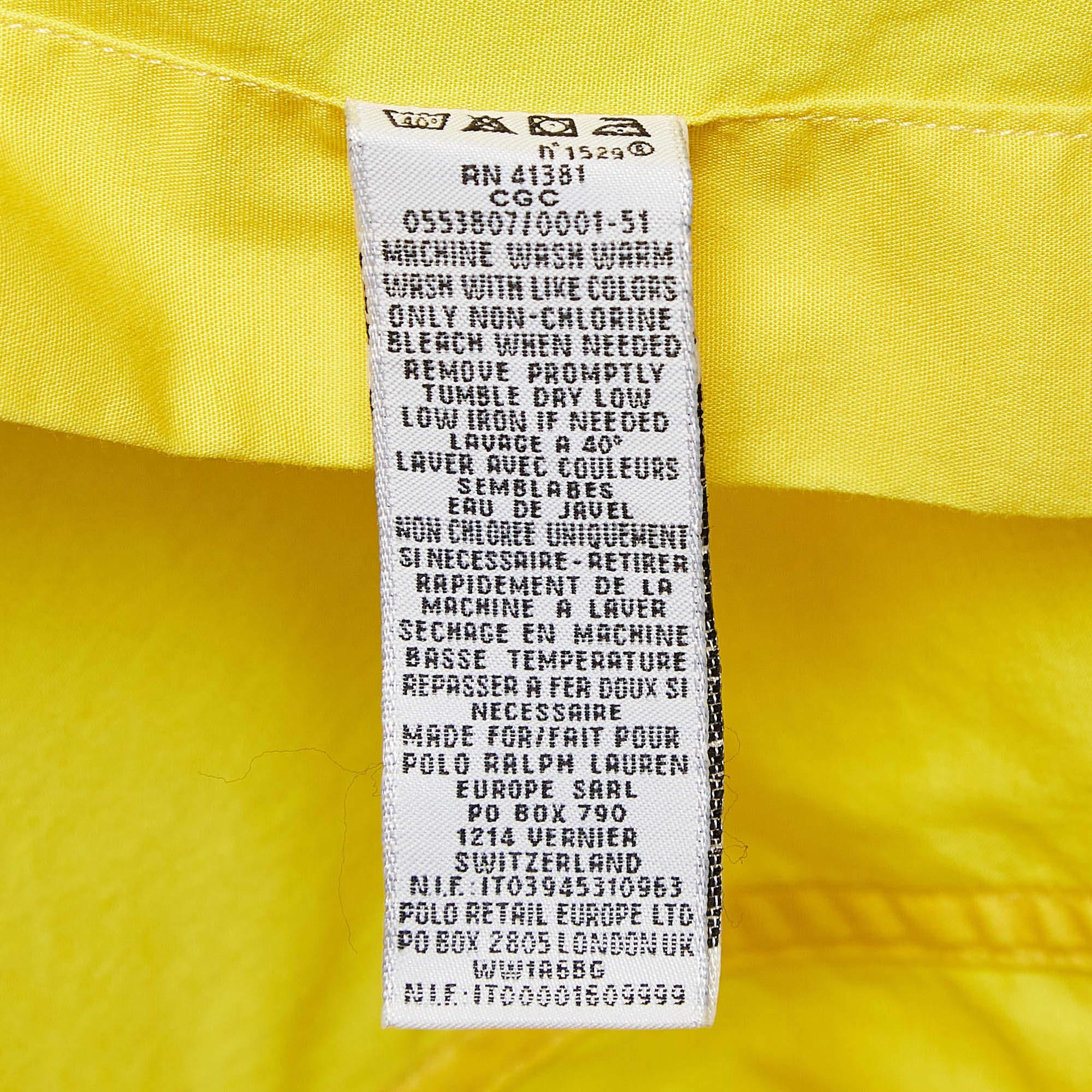 Ralph Lauren Coton jaune  Shirts à manches longues M en vente 2